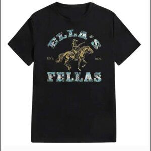 Ella's Fellas Retro Western Dandelion Cowboy T-Shirt